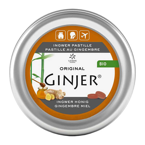 INGWER GINJER Pastillen Bio Honig