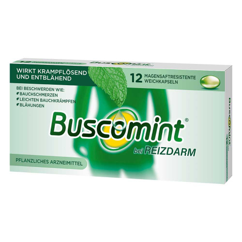 BUSCOMINT bei Reizdarm 0,2 ml magensaftr.Weichkps.