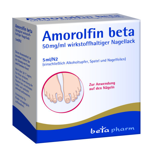 AMOROLFIN beta 50 mg/ml wirkstoffhalt.Nagellack