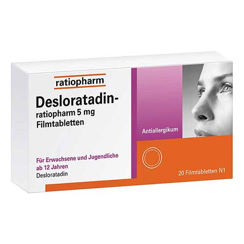 DESLORATADIN-ratiopharm 5 mg Filmtabletten