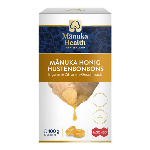 MANUKA HEALTH MGO 400+ Lutschbonb.Ingwer-Zitrone