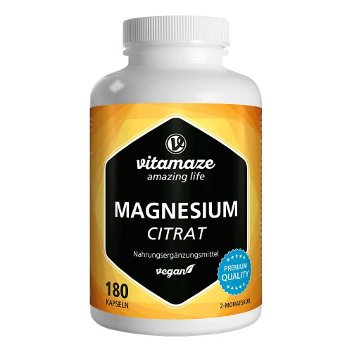 MAGNESIUMCITRAT 360 mg vegan Kapseln