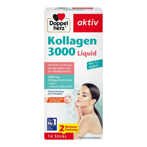 DOPPELHERZ Kollagen 3000 Liquid Sticks