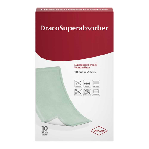 DRACOSUPERABSORBER 10x20 cm Wundauflage