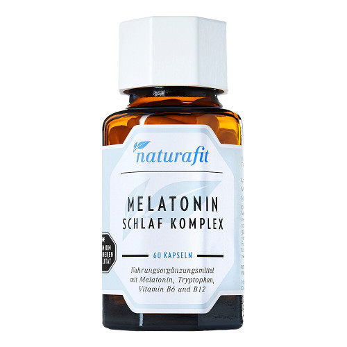 NATURAFIT Melatonin Schlaf Komplex Kapseln