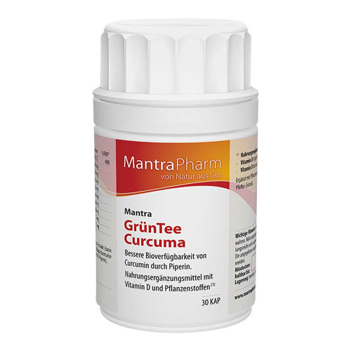 MANTRA Gr&uuml;nTee Curcuma Kapseln