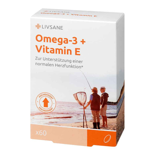 LIVSANE Omega-3+Vitamin E NEU Weichkapseln