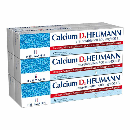 CALCIUM D3 Heumann Brausetabletten 600 mg/400 I.E.