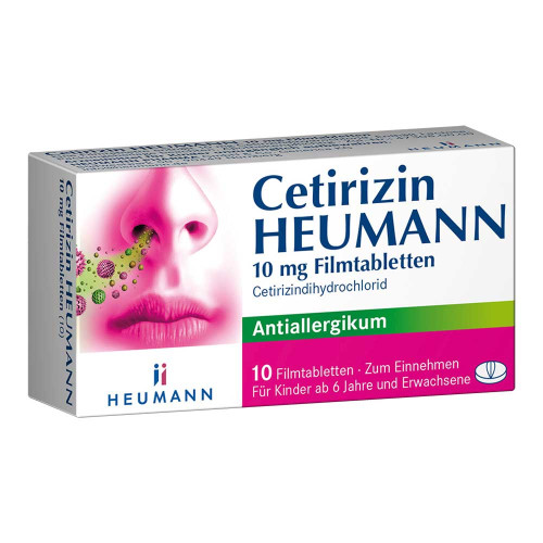 CETIRIZIN Heumann 10 mg Filmtabletten