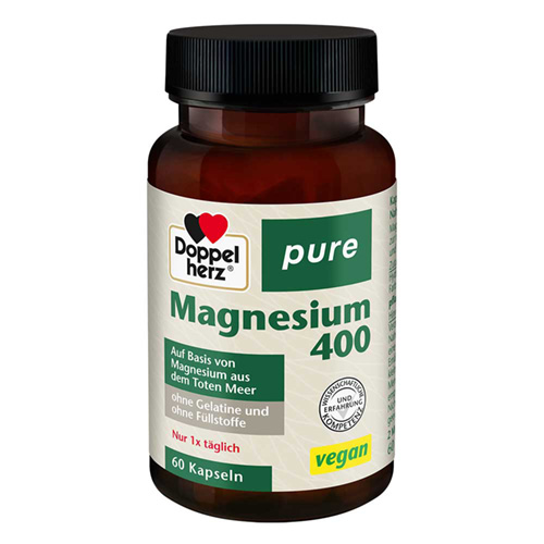 DOPPELHERZ Magnesium 400 pure Kapseln