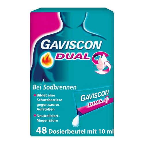 GAVISCON Dual 500mg/213mg/325mg Susp.z.Einn.Btl.