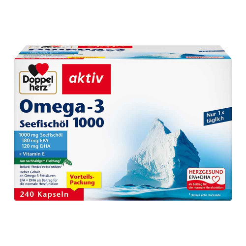DOPPELHERZ Omega-3 Seefisch&ouml;l 1000 Kapseln