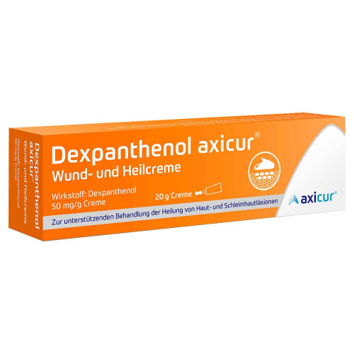 DEXPANTHENOL axicur Wund- und Heilcreme 50 mg/g