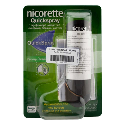 NICORETTE Mint Spray 1 mg/Spr&uuml;hsto&szlig;