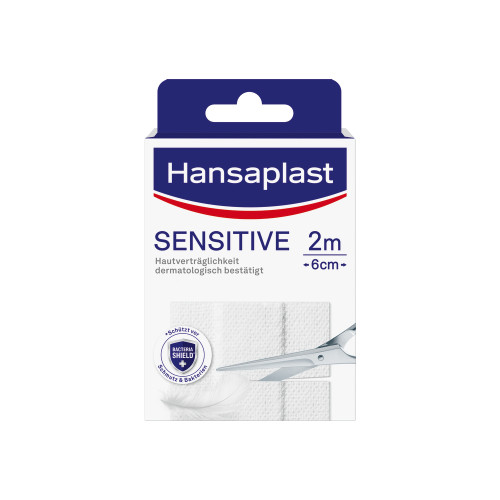 HANSAPLAST Sensitive Pflast.hypoallergen 6 cmx2 m