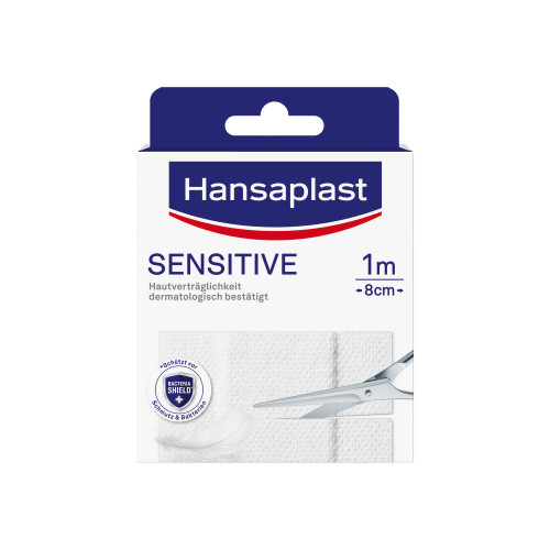 HANSAPLAST Sensitive Pflast.hypoallergen 8 cmx1 m