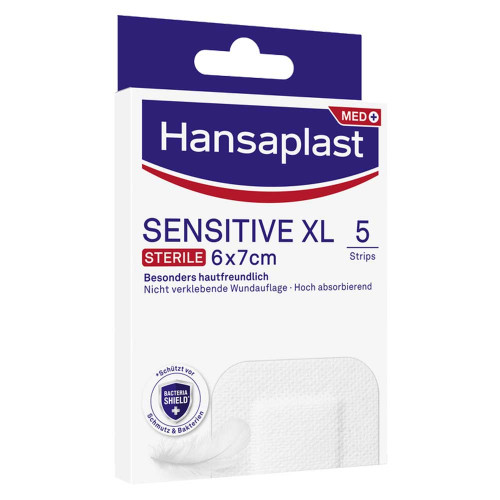 HANSAPLAST Sensitive Wundverband steril 6x7 cm