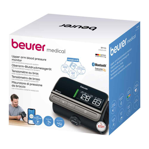 BEURER BM81 Oberarm Blutdruckmessger&auml;t easyLock BT