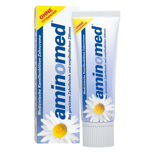 AMINOMED Kamillenbl&uuml;ten Zahncreme ohne Titandioxid