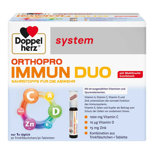 DOPPELHERZ Orthopro Immun Duo system Trinkampullen