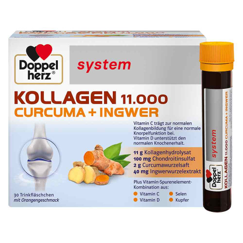 DOPPELHERZ Kollagen 11.000 Curcuma+Ingw.system TRA