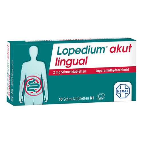LOPEDIUM akut lingual 2 mg Schmelztabletten