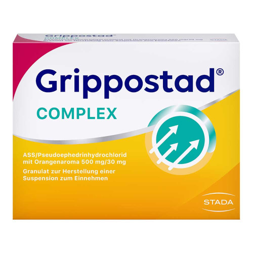 GRIPPOSTAD Complex ASS/Pseudoeph.500/30 mg Orange