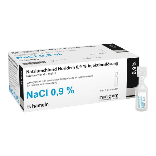 NATRIUMCHLORID Noridem 0,9% Inj.-L&ouml;sung Amp.