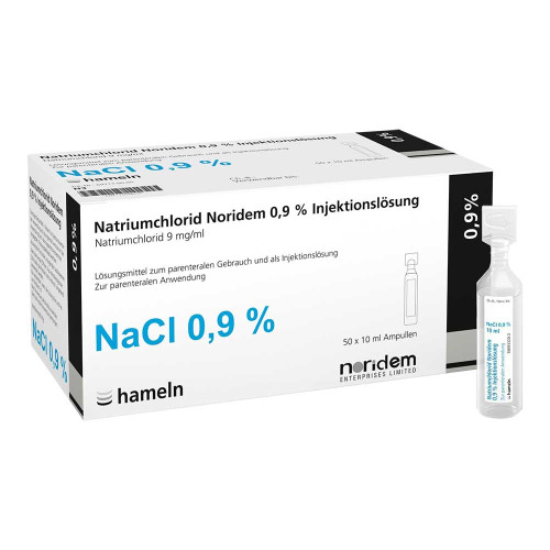 NATRIUMCHLORID Noridem 0,9% Inj.-L&ouml;sung Amp.