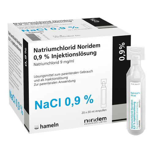 NATRIUMCHLORID Noridem 0,9% Inj.-L&ouml;sung Amp.