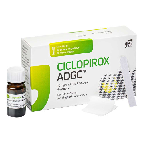 CICLOPIROX ADGC 80 mg/g wirkstoffhalt.Nagellack