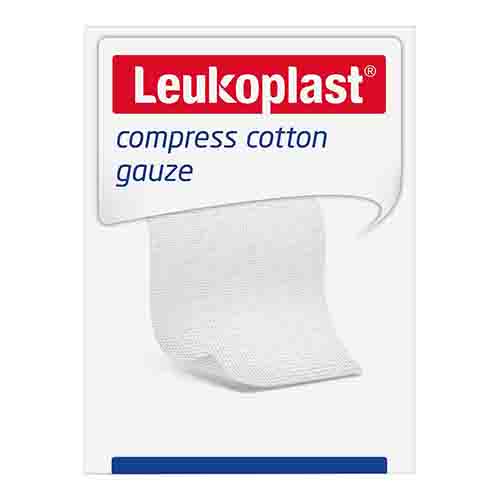 LEUKOPLAST compress Cotton Gauze 5x5cm steril 12f