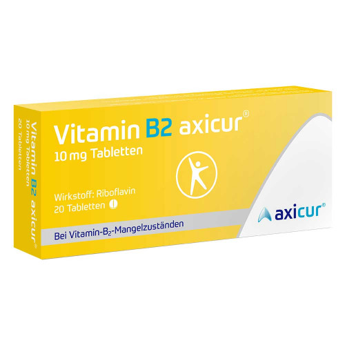 VITAMIN B2 AXICUR 10 mg Tabletten