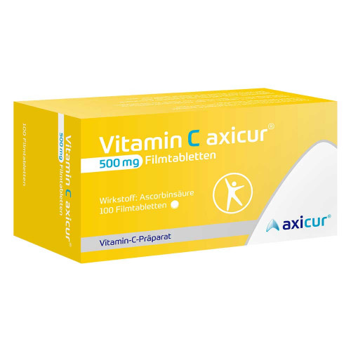 VITAMIN C AXICUR 500 mg Filmtabletten