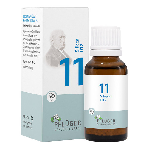 BIOCHEMIE Pfl&uuml;ger 11 Silicea D 12 Globuli