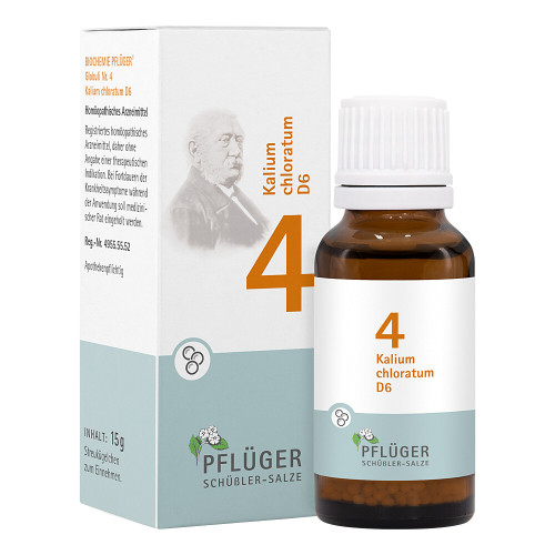 BIOCHEMIE Pfl&uuml;ger 4 Kalium chloratum D 6 Globuli