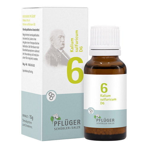BIOCHEMIE Pfl&uuml;ger 6 Kalium sulfuricum D 6 Globuli