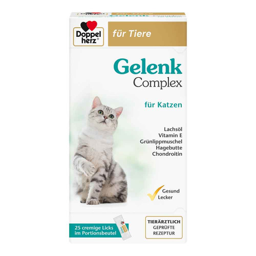 DOPPELHERZ f&uuml;r Tiere Gelenk Complex Portionsbeutel f&uuml;r Katzen