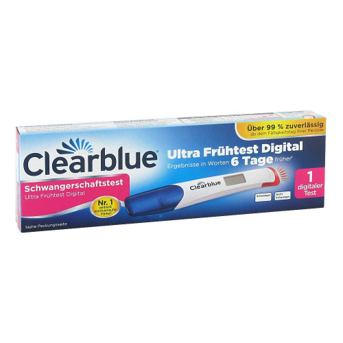CLEARBLUE Schwangerschaftst.Ultra Fr&uuml;htest digital