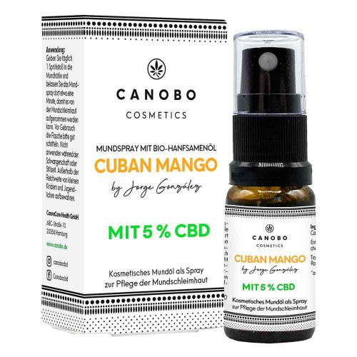 CANOBO Bio CBD 5% Cuban Mango Mundspray