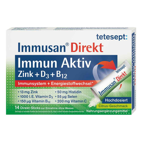 TETESEPT Immusan Direkt Zink+D3+B12 Granulat