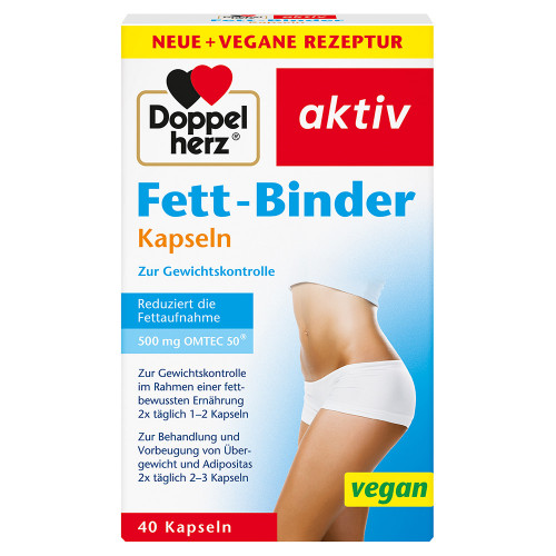DOPPELHERZ Fett-Binder Kapseln