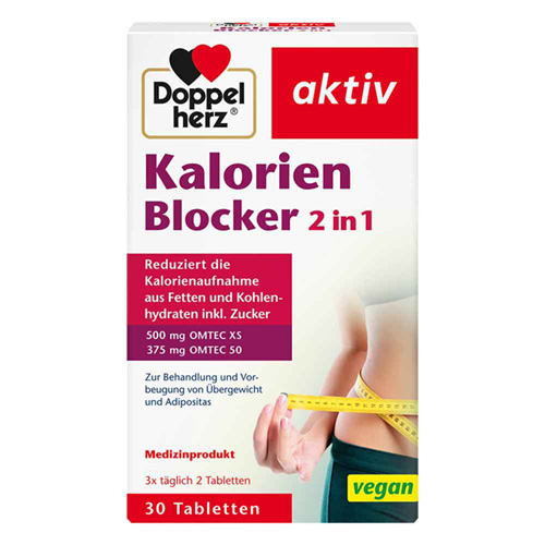 DOPPELHERZ Kalorien Blocker 2in1 Tabletten