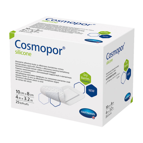 COSMOPOR silicone Wundverband 8x10 cm