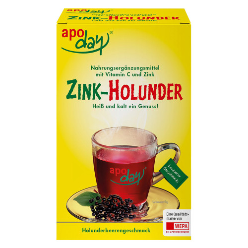 APODAY Zink-Holunder+Vitamin C Pulver