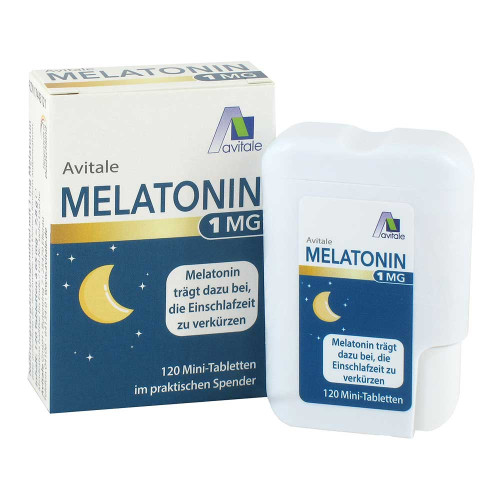 MELATONIN 1 mg Mini-Tabletten im Spender