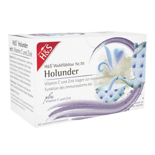 H&S Holunder m.Vitamin C und Zink Filterbeutel