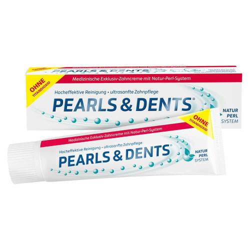 PEARLS & DENTS Exklusiv-Zahncreme ohne Titandioxid