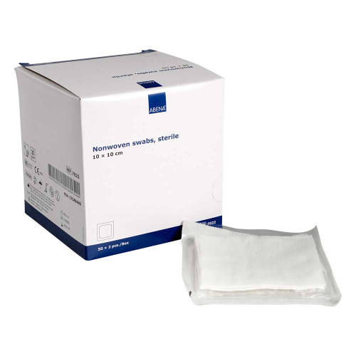 VLIESKOMPRESSEN steril 10x10 cm 4lagig