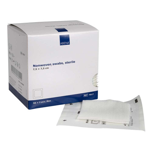 VLIESKOMPRESSEN steril 7,5x7,5 cm 4lagig